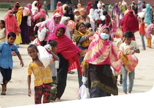 Monthly Family Food Support Distribution