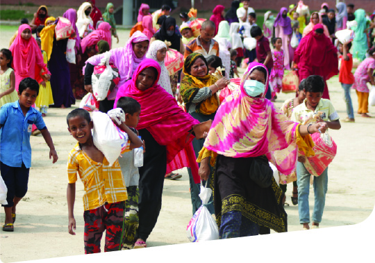 Monthly Family Food Support Distribution