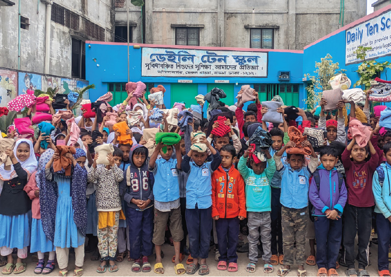 Winter Cloth Distribution